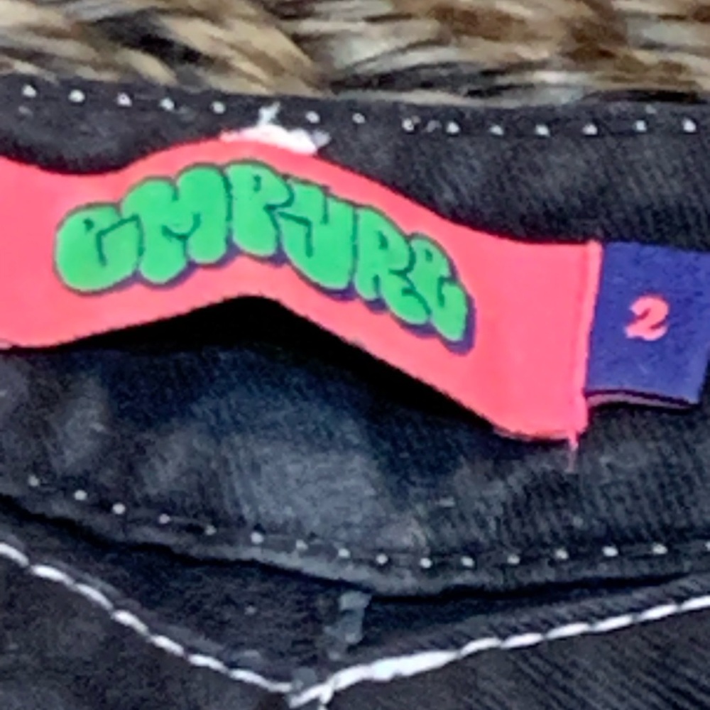 Empyre Tori Black Carpenter Skate Pants Size 2 - Picture 9 of 15